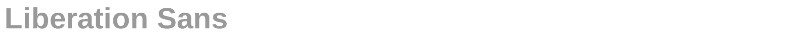 Liberation Sans font preview